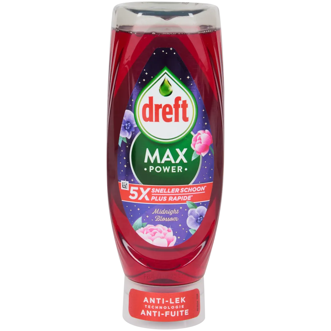 Dreft Max Power afwasmiddel Midnight Blossom