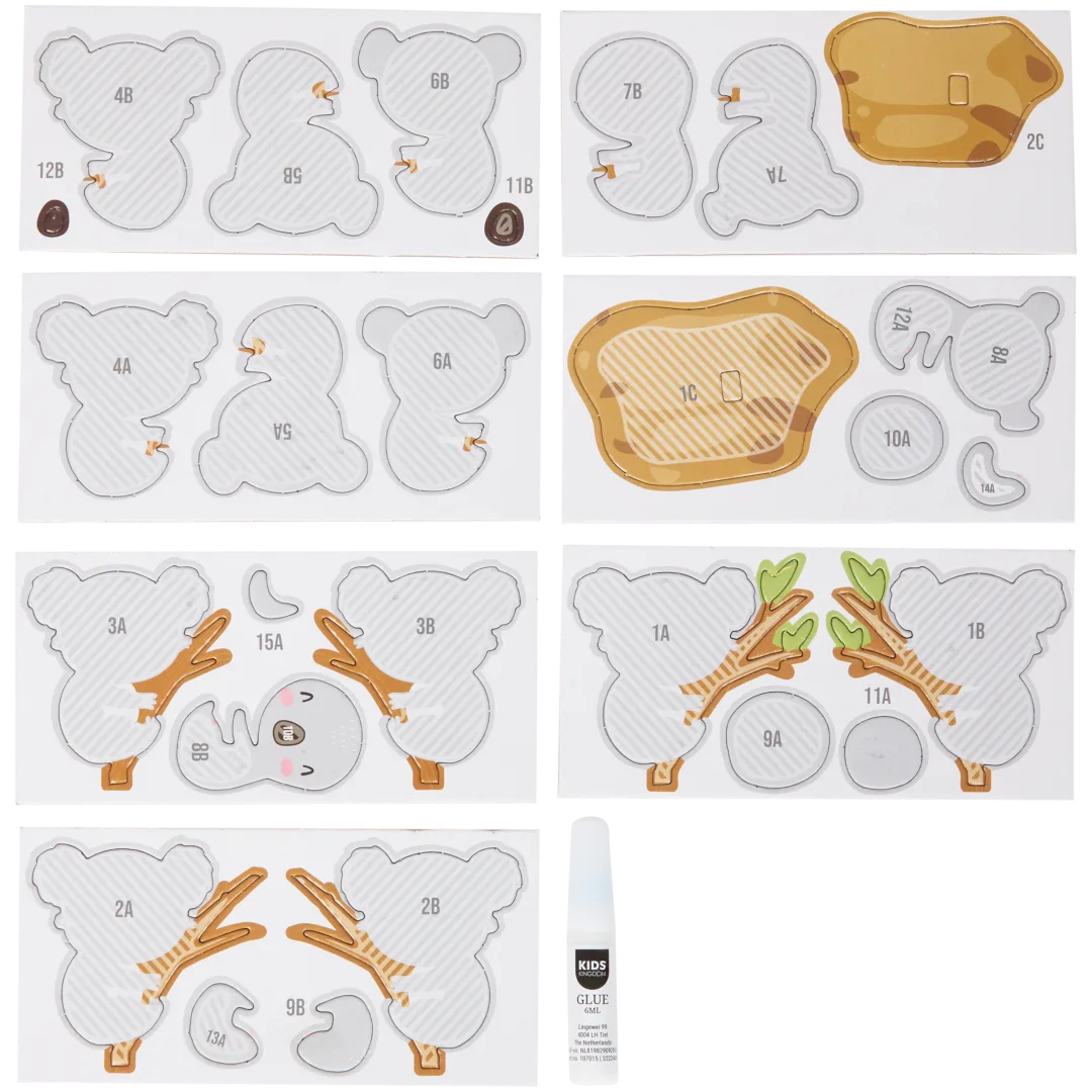 Kit créatif animal 3D Kids Kingdom