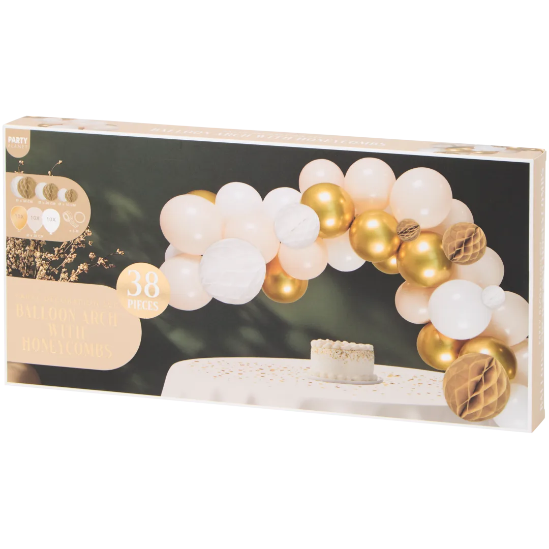 Ballonnenboogset met honeycombs