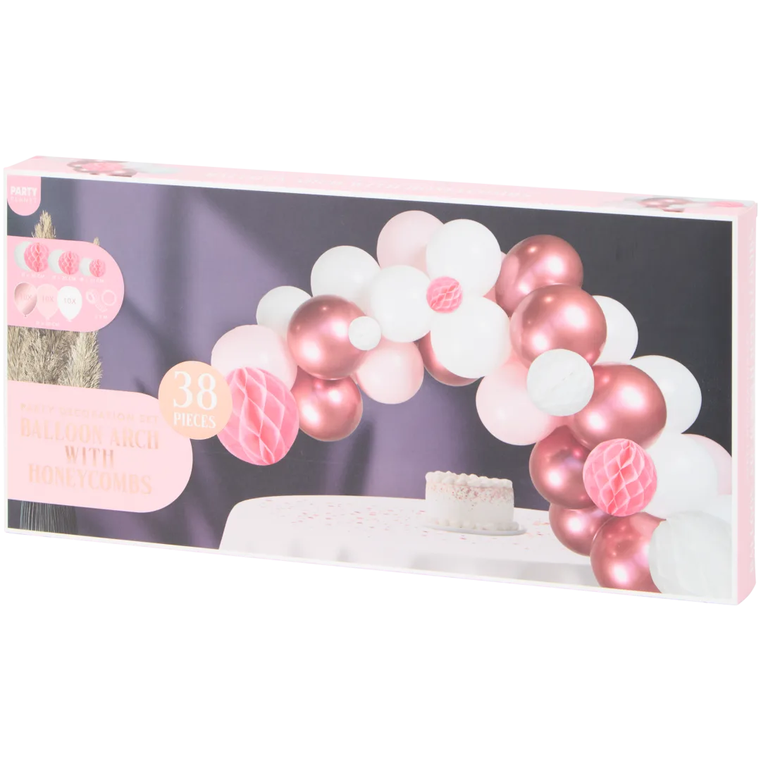 Ballonnenboogset met honeycombs