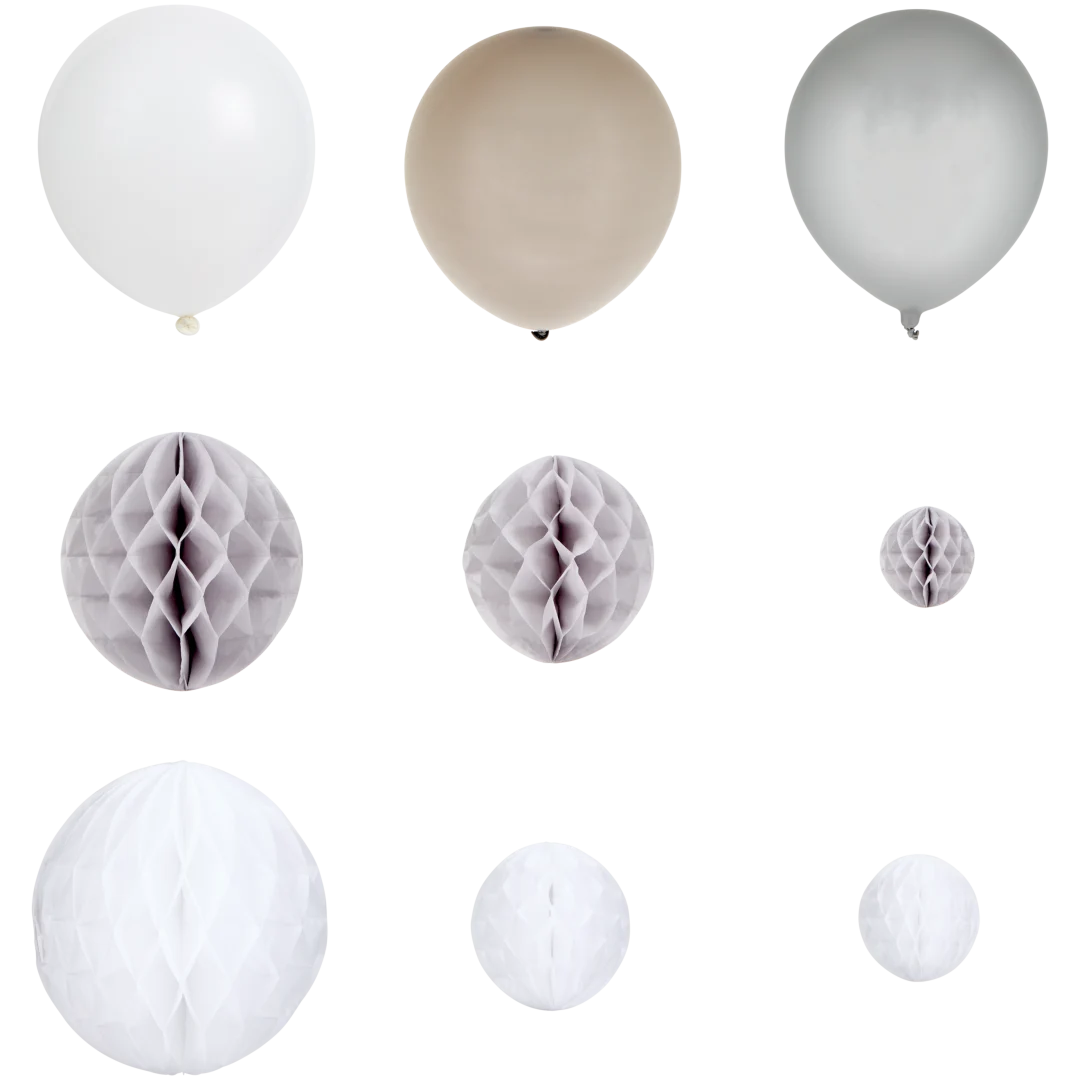 Ballonnenboogset met honeycombs