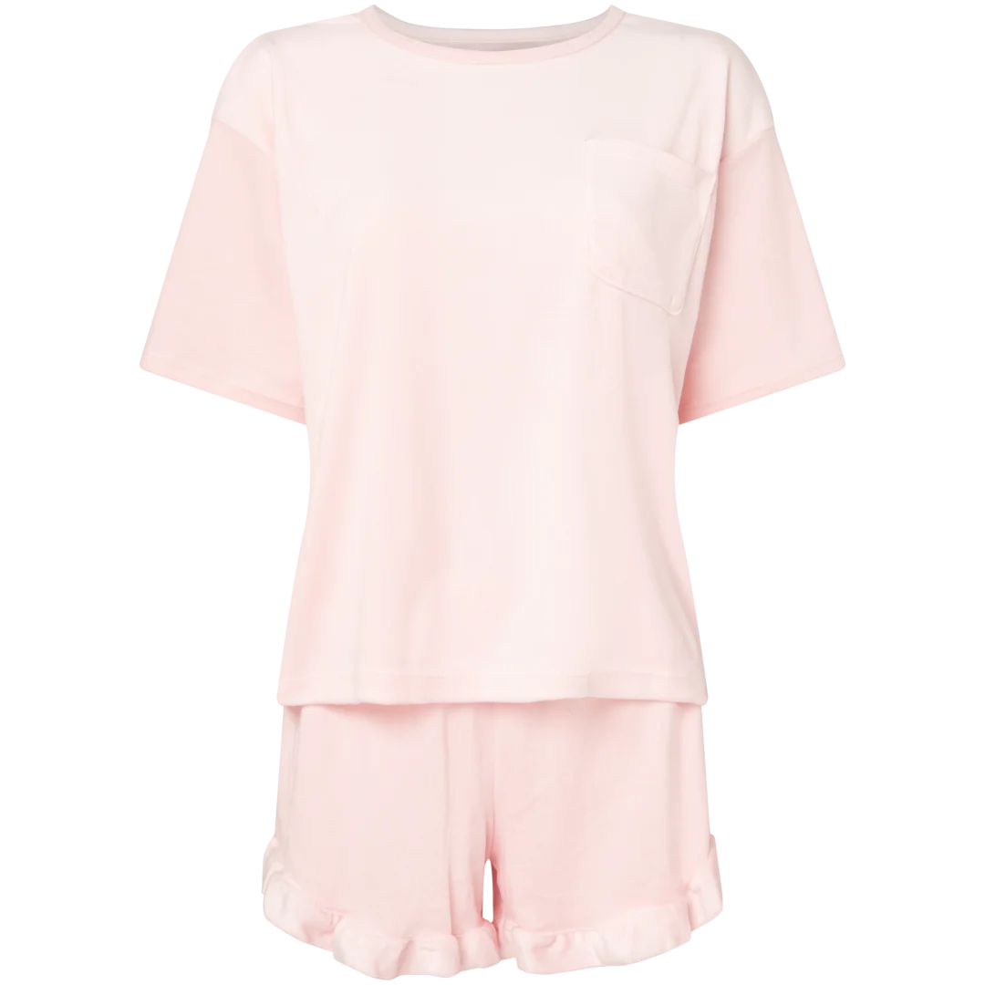 Aksamitna krótka piżama Velvet 1