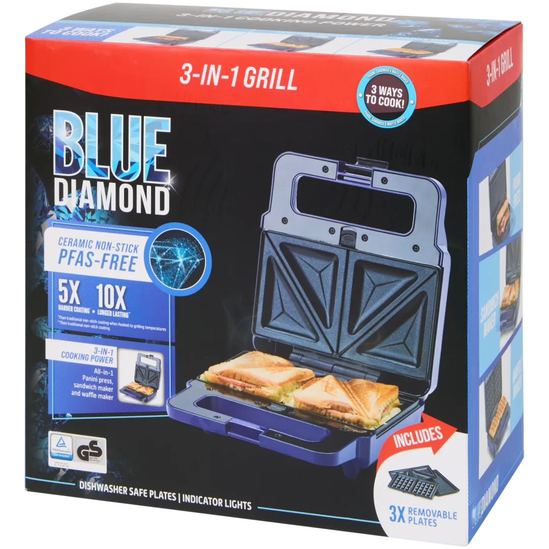 Grill 3-en-1 Blue Diamond 3