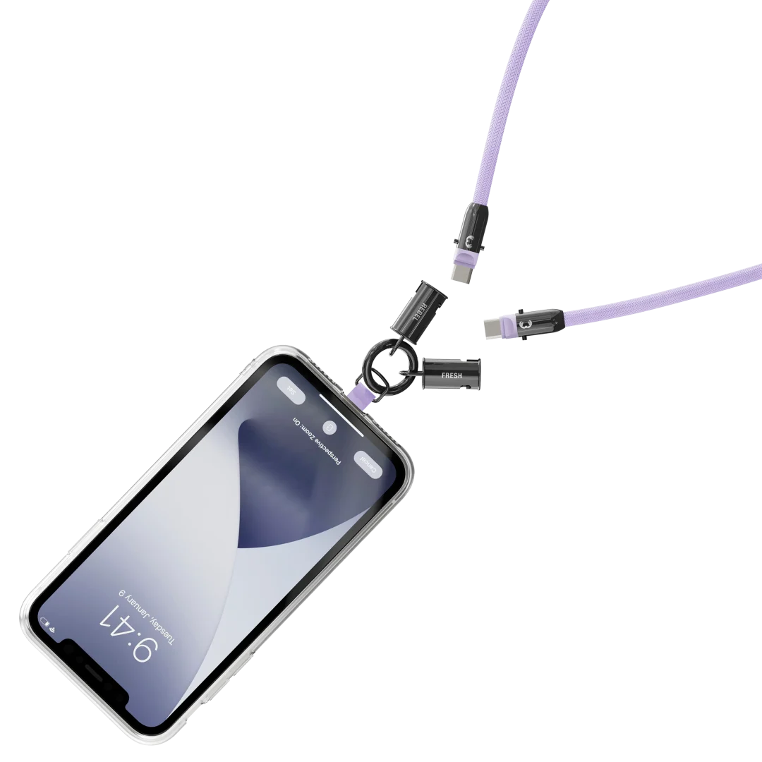 Fresh ’n Rebel Handybandy mit Lade- und Datenkabel USB-C