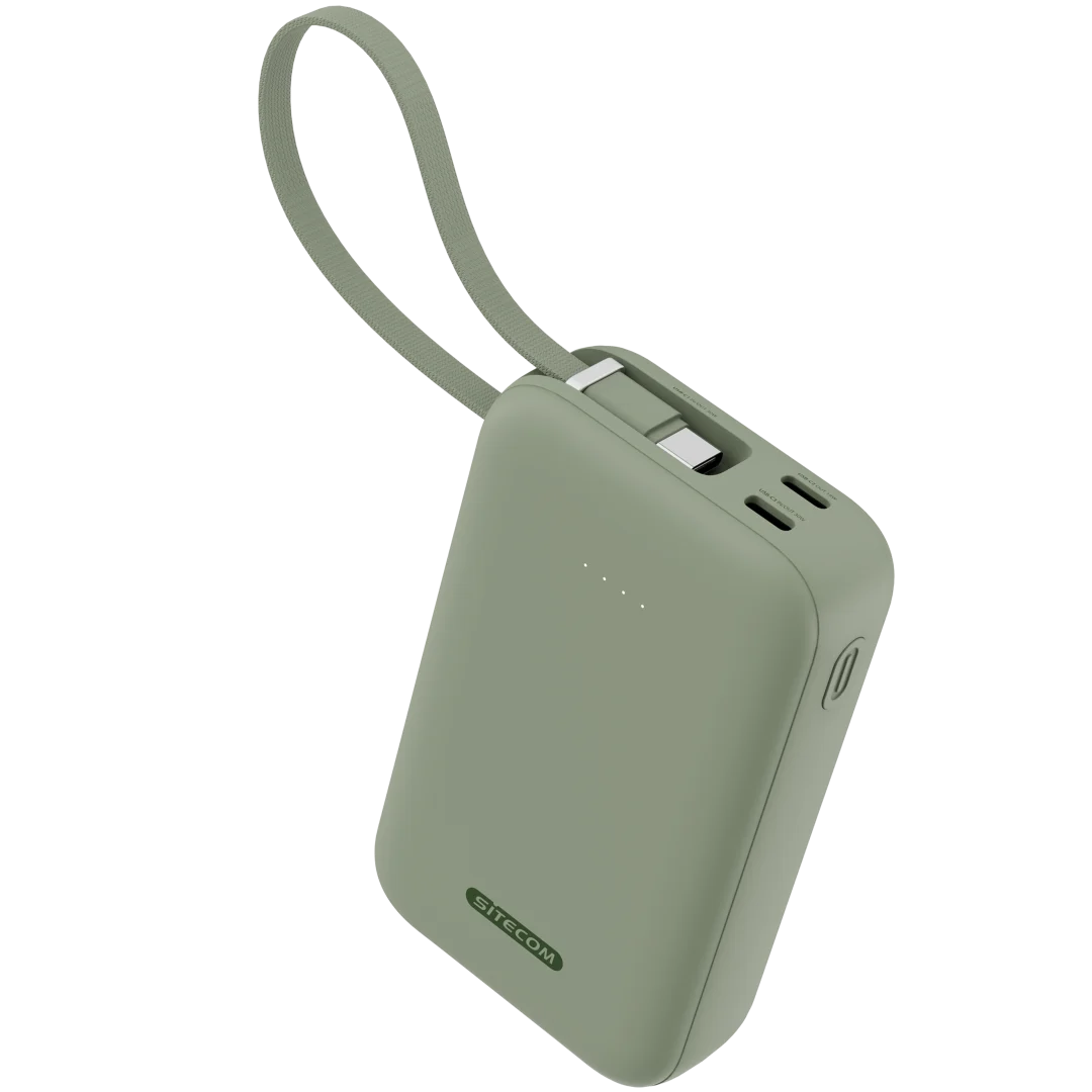 Sitecom Powerbank mit USB-C-Kabel