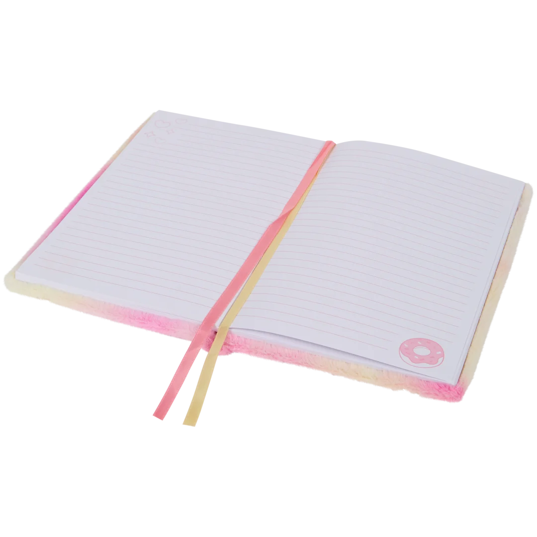 Carnet de notes en peluche