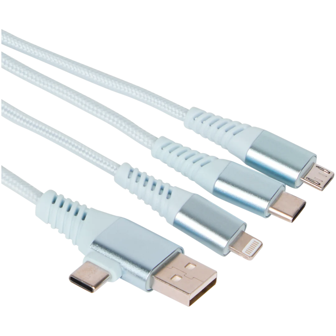 6-in-1 Datenkabel-Schlüsselanhänger