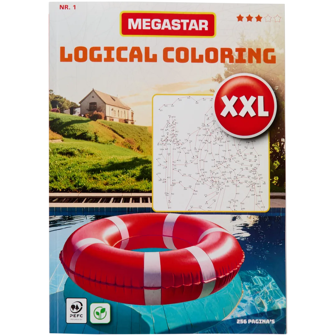 Książka z łamigłówkami XXL Megastar