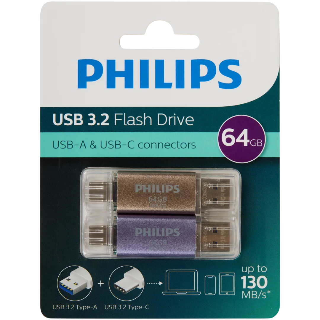 Nośniki USB Philips USB-A i USB-C