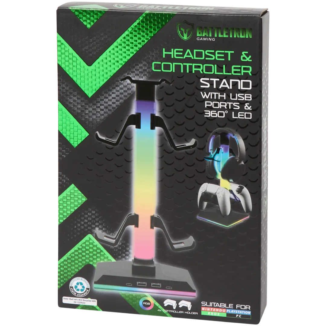 Battletron headset en controller standaard