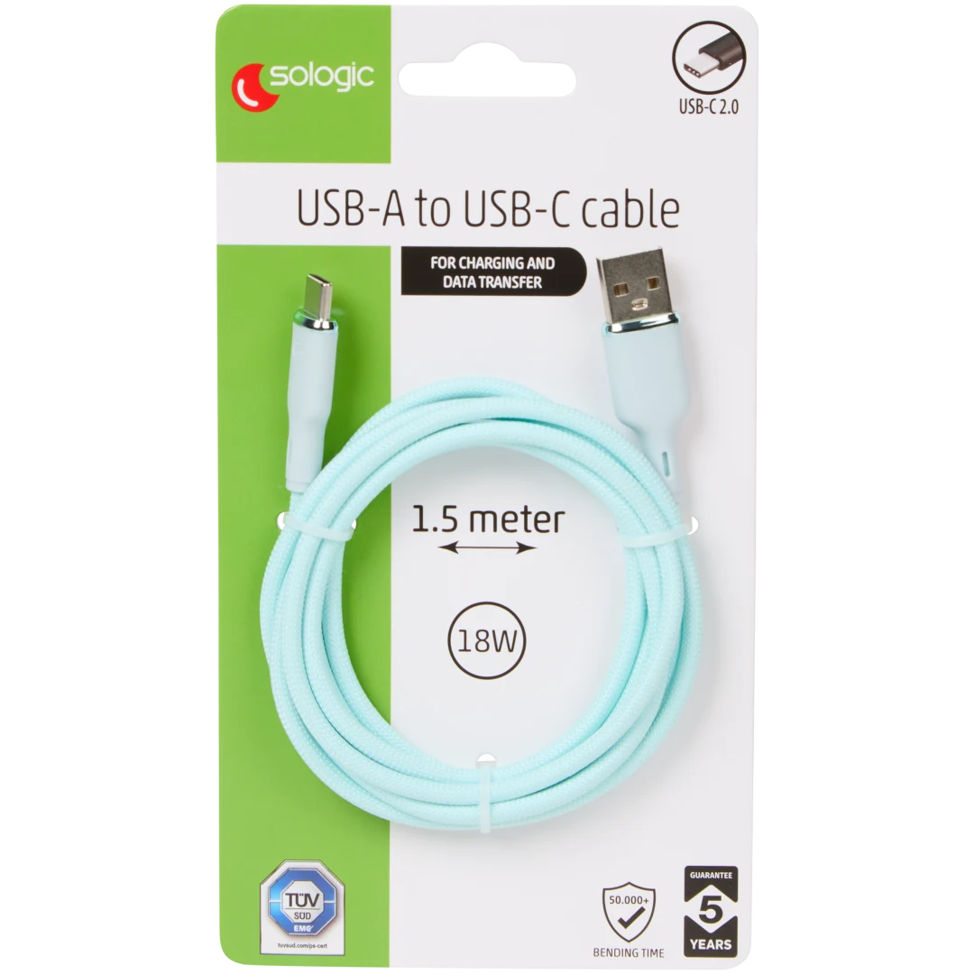 Sologic kabel za punjenje i prijenos podataka USB-A na USB-C 7