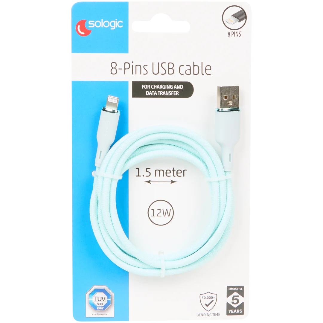 Sologic polnilni in podatkovni kabel 8-pin 6