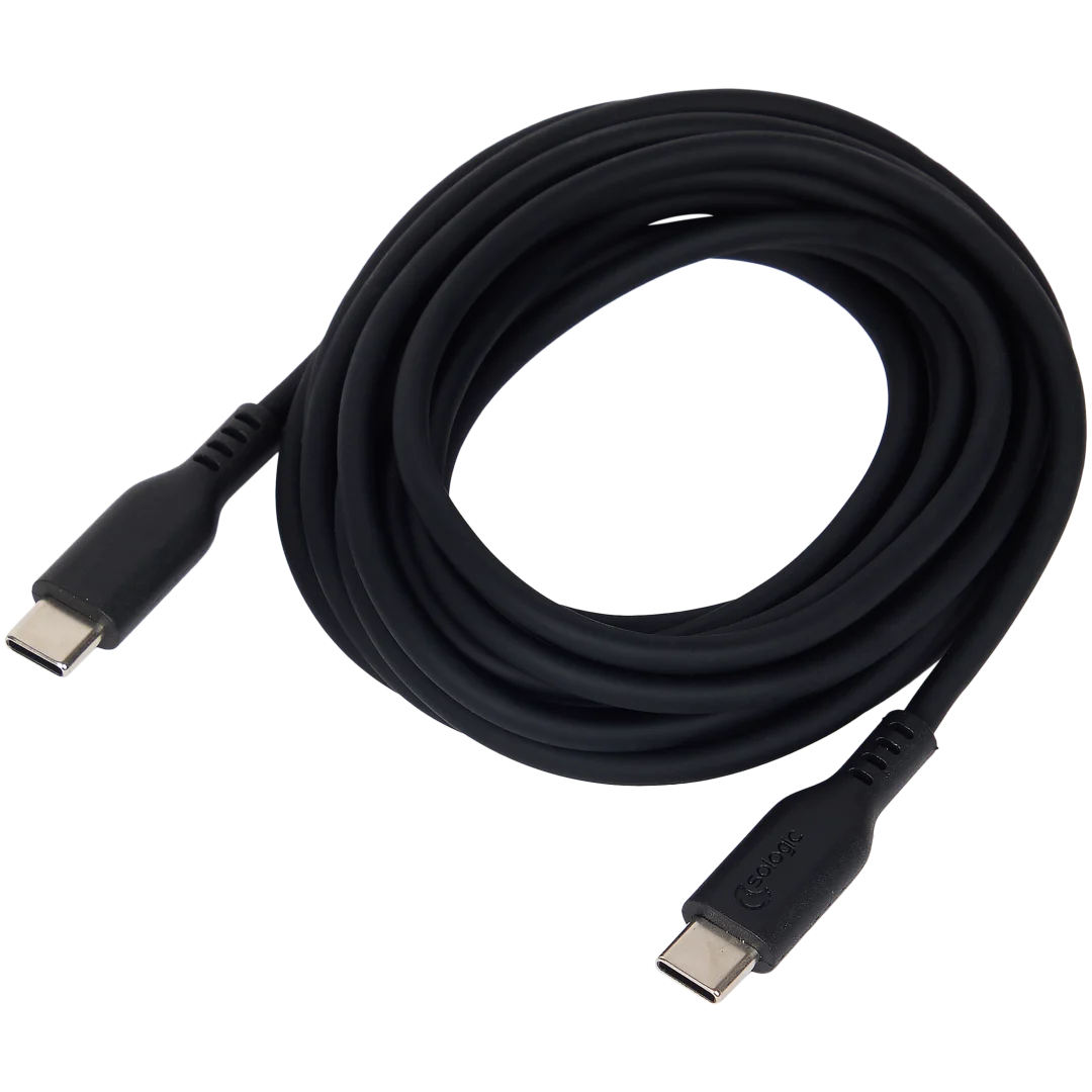 Sologic Silikon-Lade- und Datenkabel USB-C auf USB-C