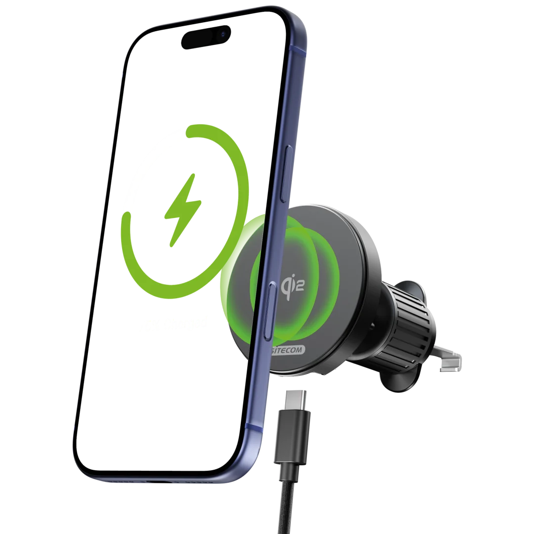 Sitecom Kabelloses magnetisches Auto-Ladegerät 4