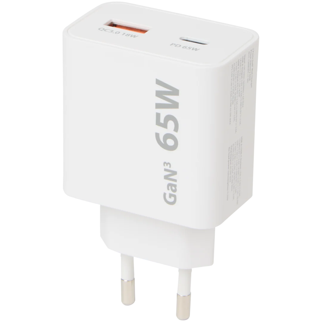 Sitecom GaN³-Schnellladegerät USB-A und USB-C