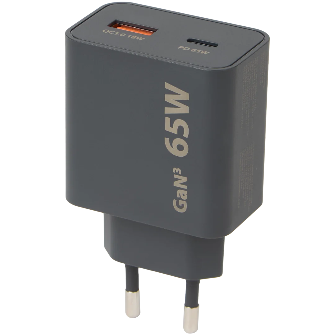 Sitecom GaN³-Schnellladegerät USB-A und USB-C