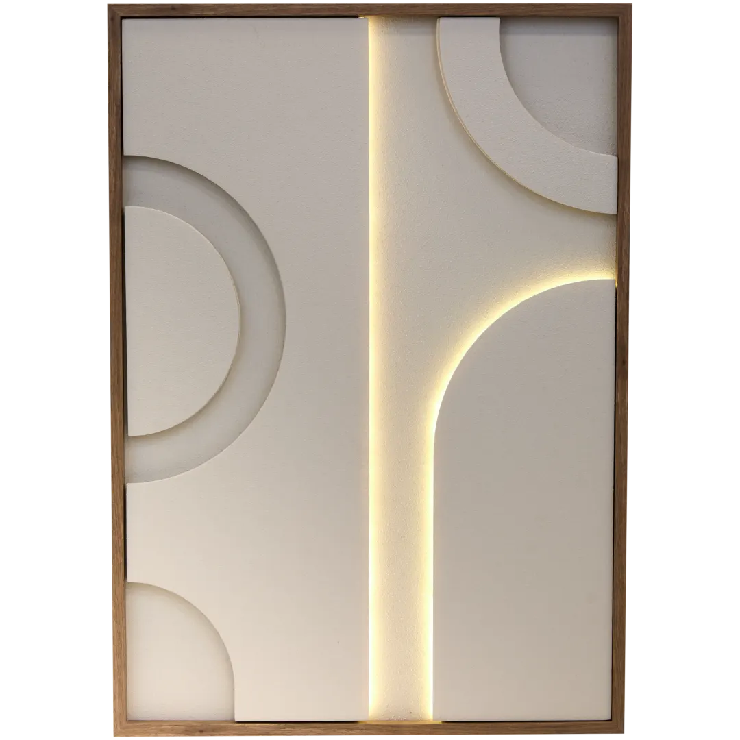 Wanddecoratie met led 5