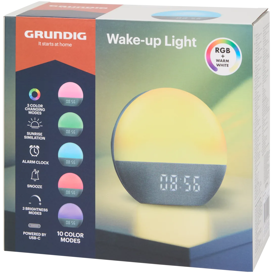 Grundig wake-up light met wekker
