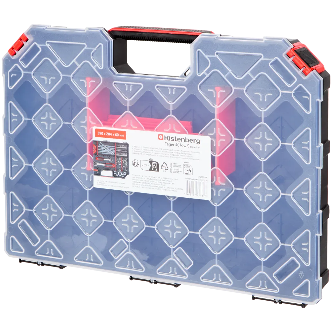 Kistenberg Aufbewahrungskoffer mit Fächern 1