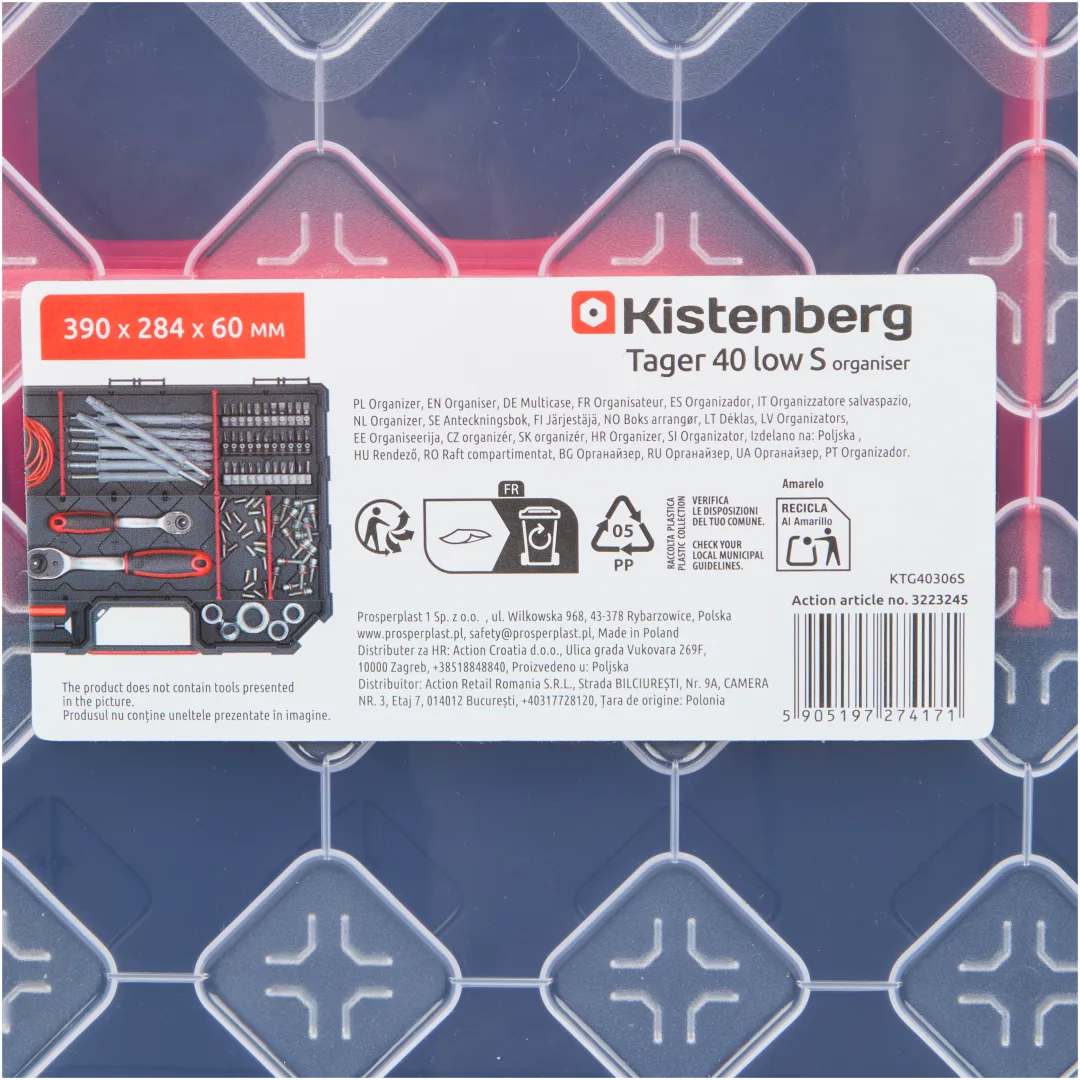 Kistenberg Aufbewahrungskoffer mit Fächern 3