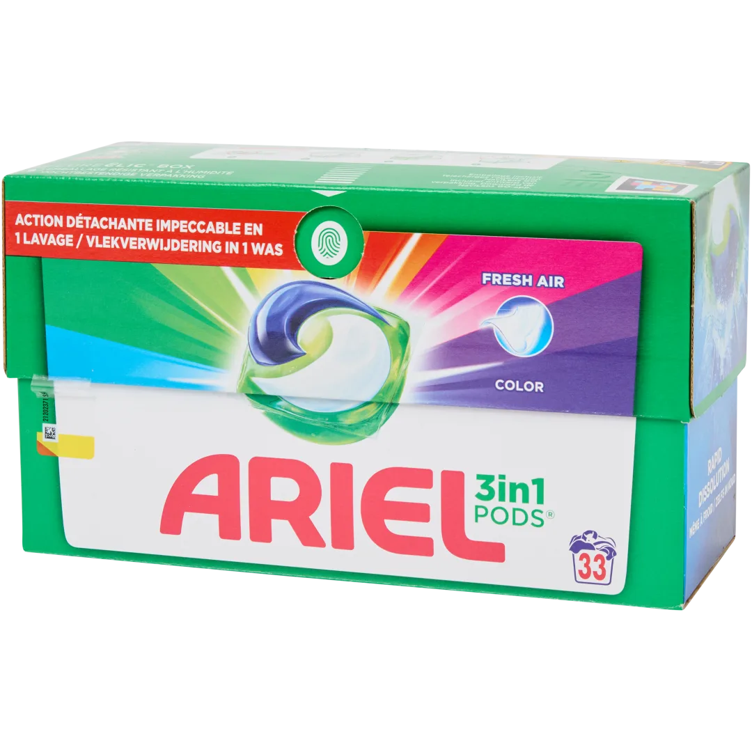 Ariel 3-in-1 pods Fresh Air Color 1