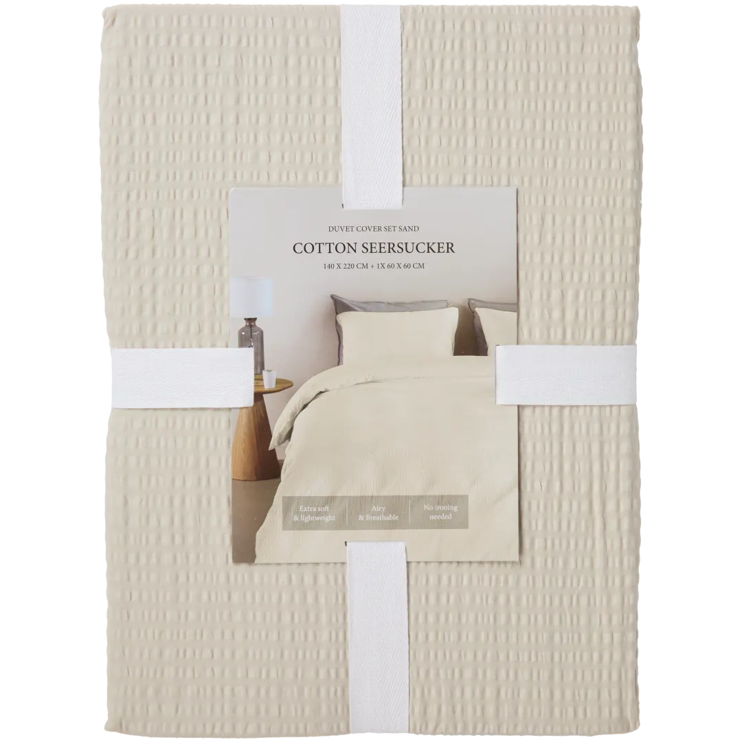 Parure de lit en seersucker 5