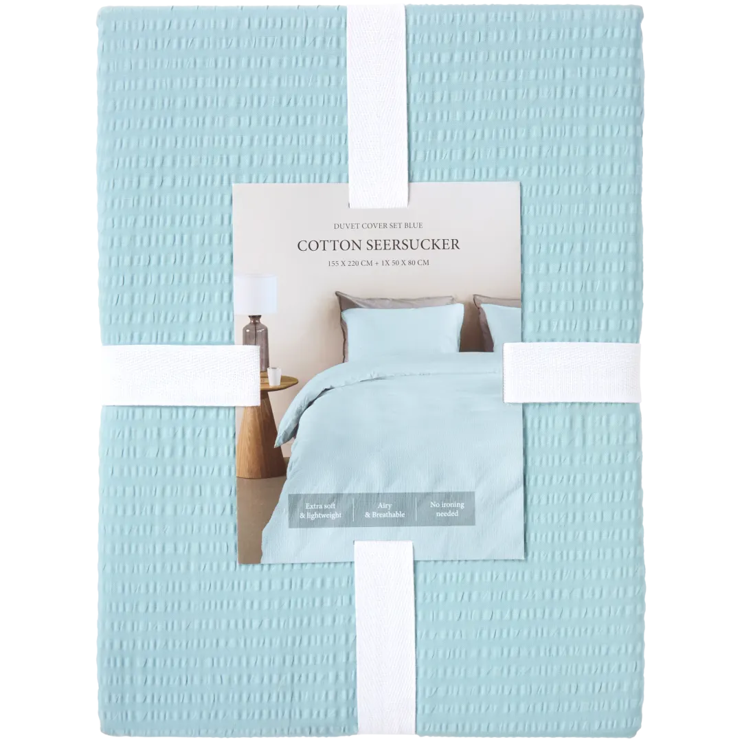 Funda de edredón de tejido seersucker 5