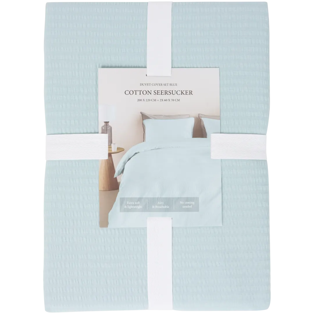 Seersucker dekbedovertrek 4