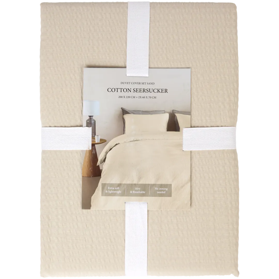 Seersucker dekbedovertrek 1