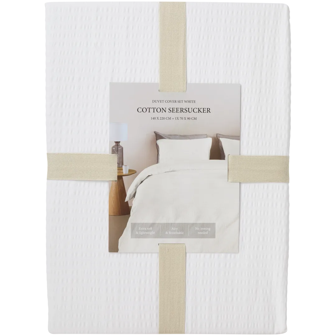 Funda nórdica de tela seersucker 1
