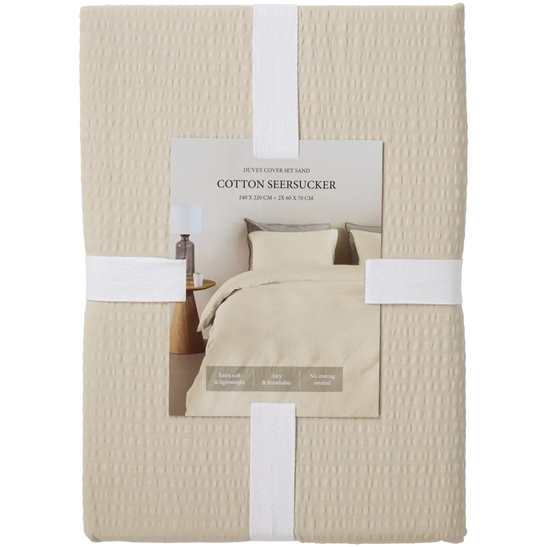 Seersucker dekbedovertrek 1