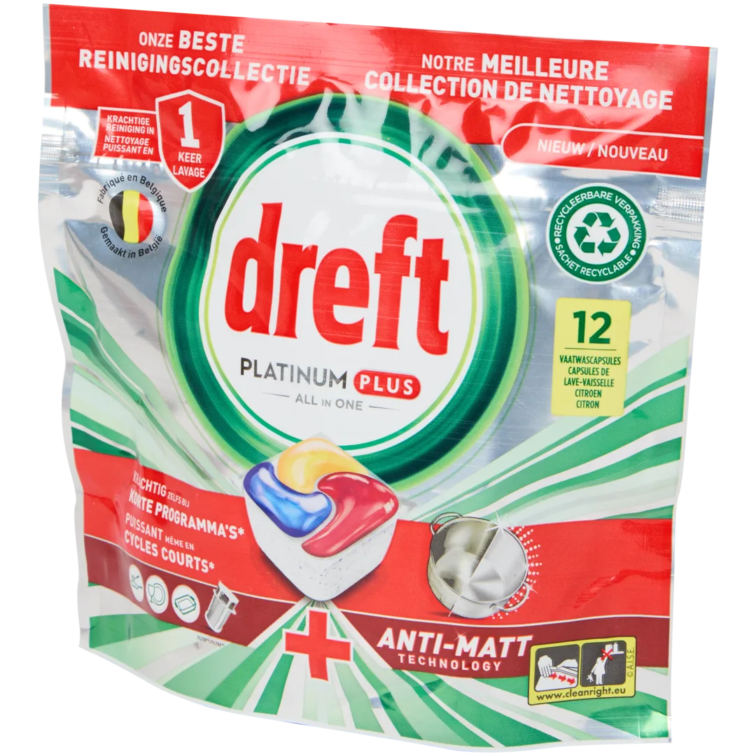 Dreft Platinum Plus all-in-one vaatwastabletten