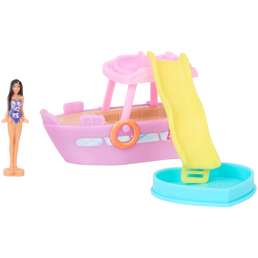 Barbie Mini Land voertuigen-set