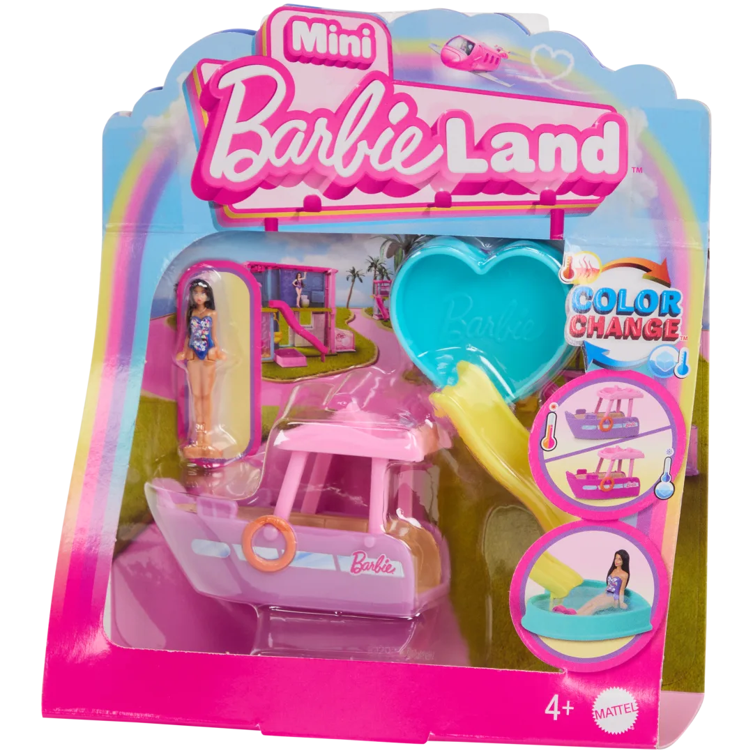 Barbie Mini Land voertuigen-set