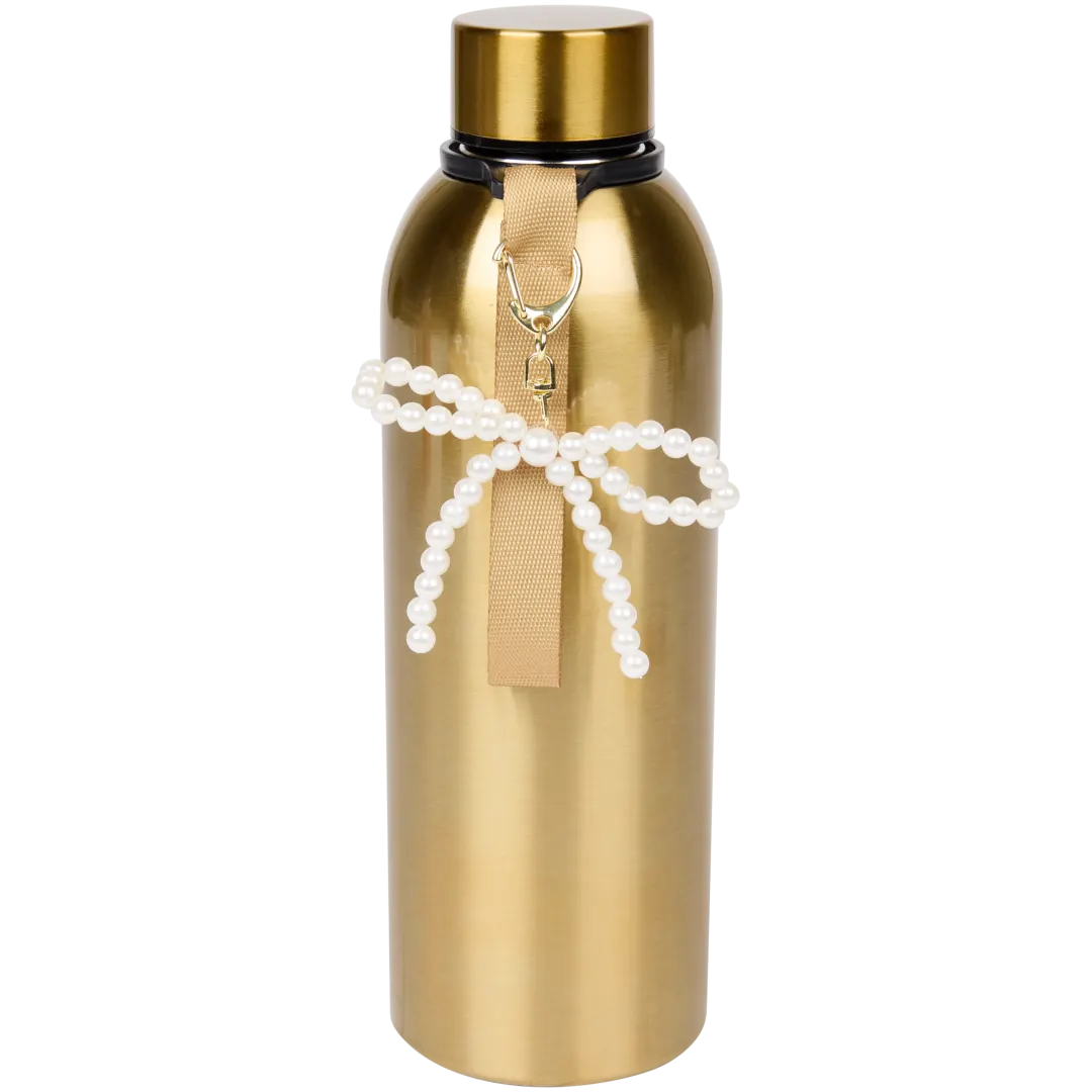 Bouteille isotherme avec nœud en perles 3