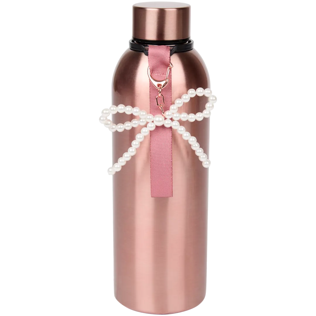 Bouteille isotherme avec nœud en perles 1