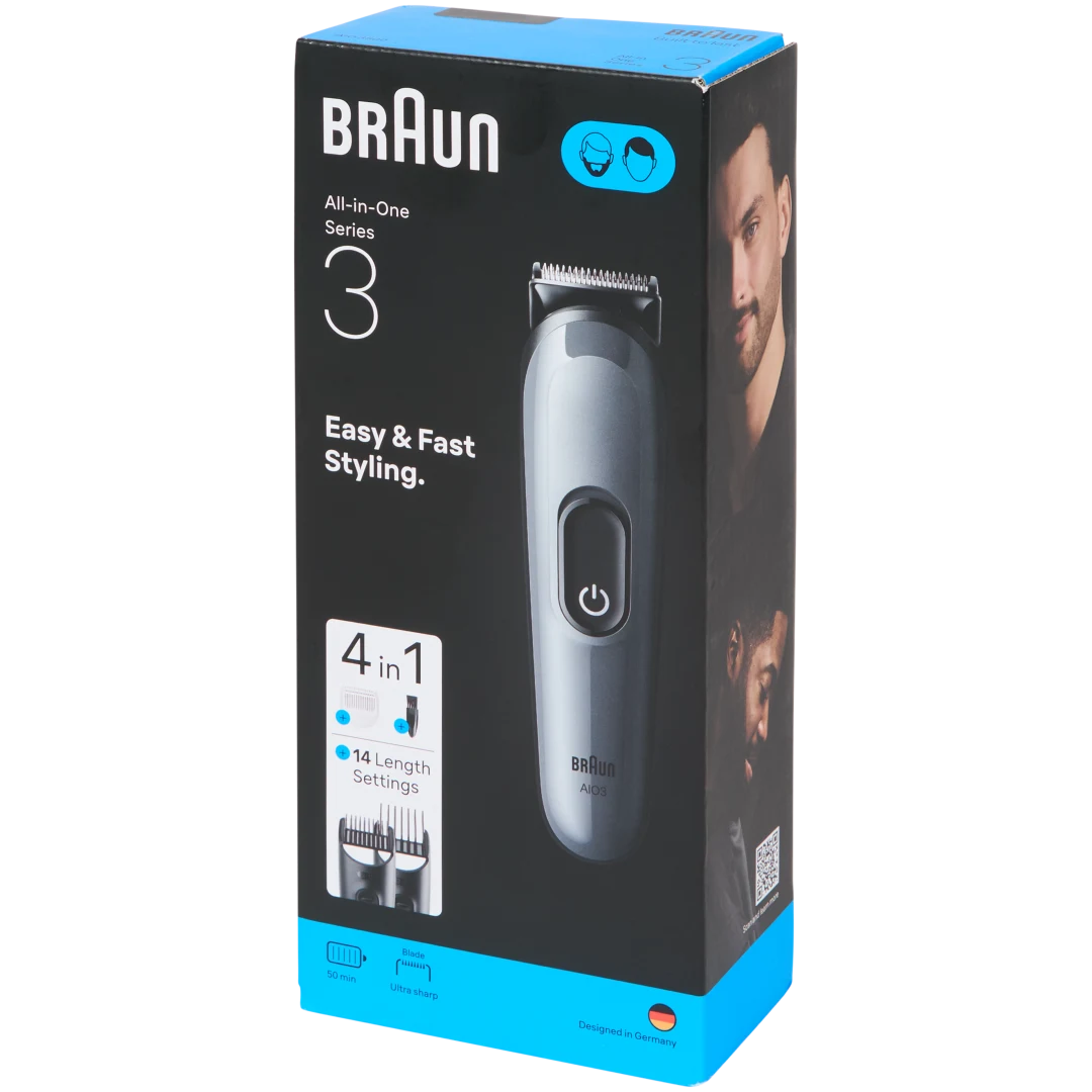 Braun All-in-One Series 3 draadloze trimmer 1