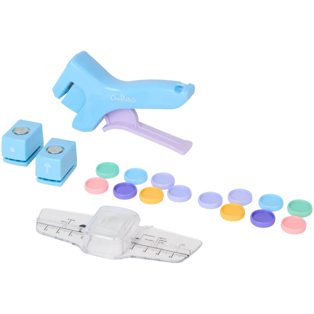 Jeu de poinçons avec disques Crafts & Co