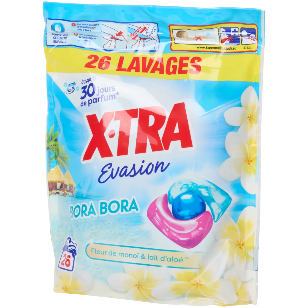 Capsules de lessive Xtra Bora Bora
