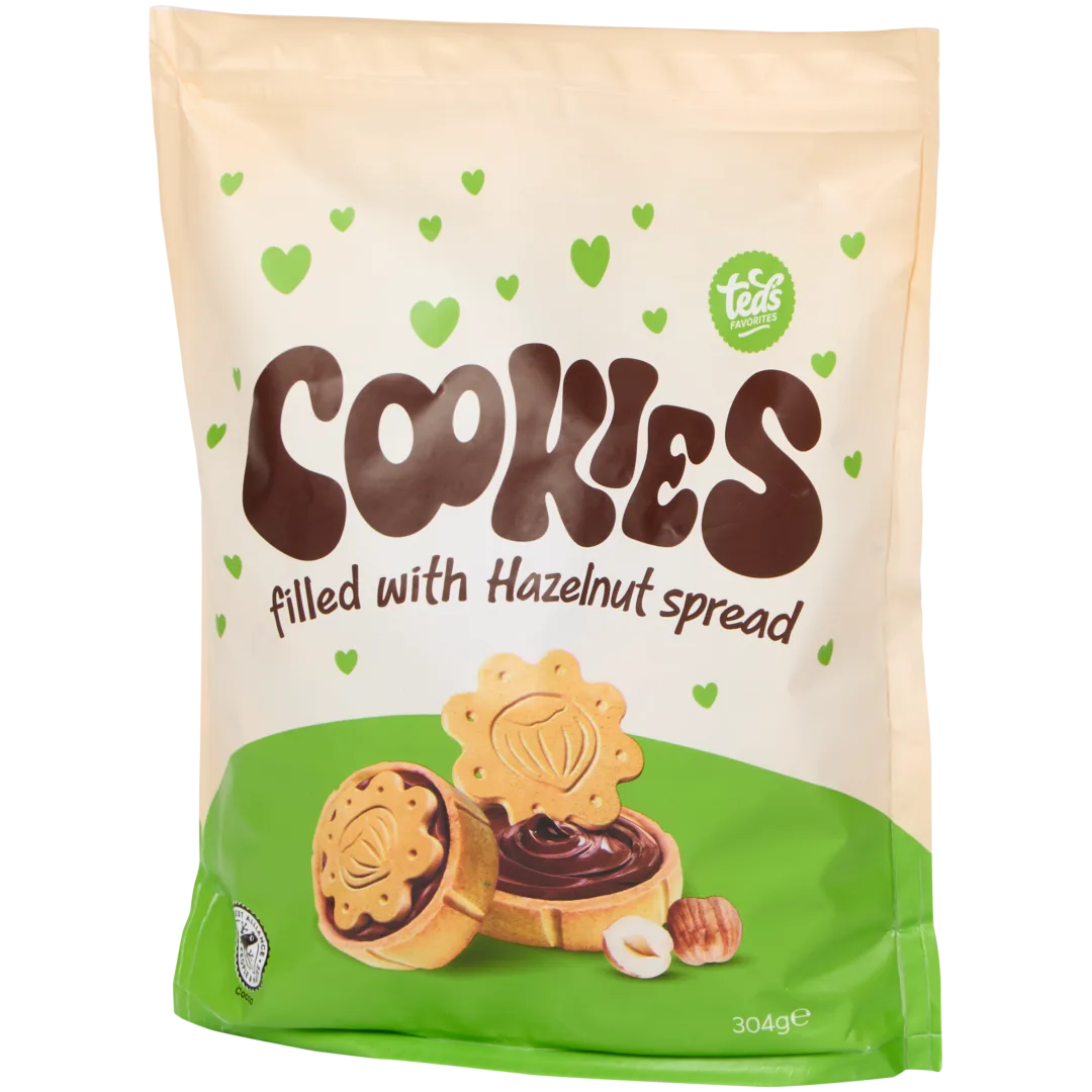 Galletas con relleno de avellanas Ted's Favorites