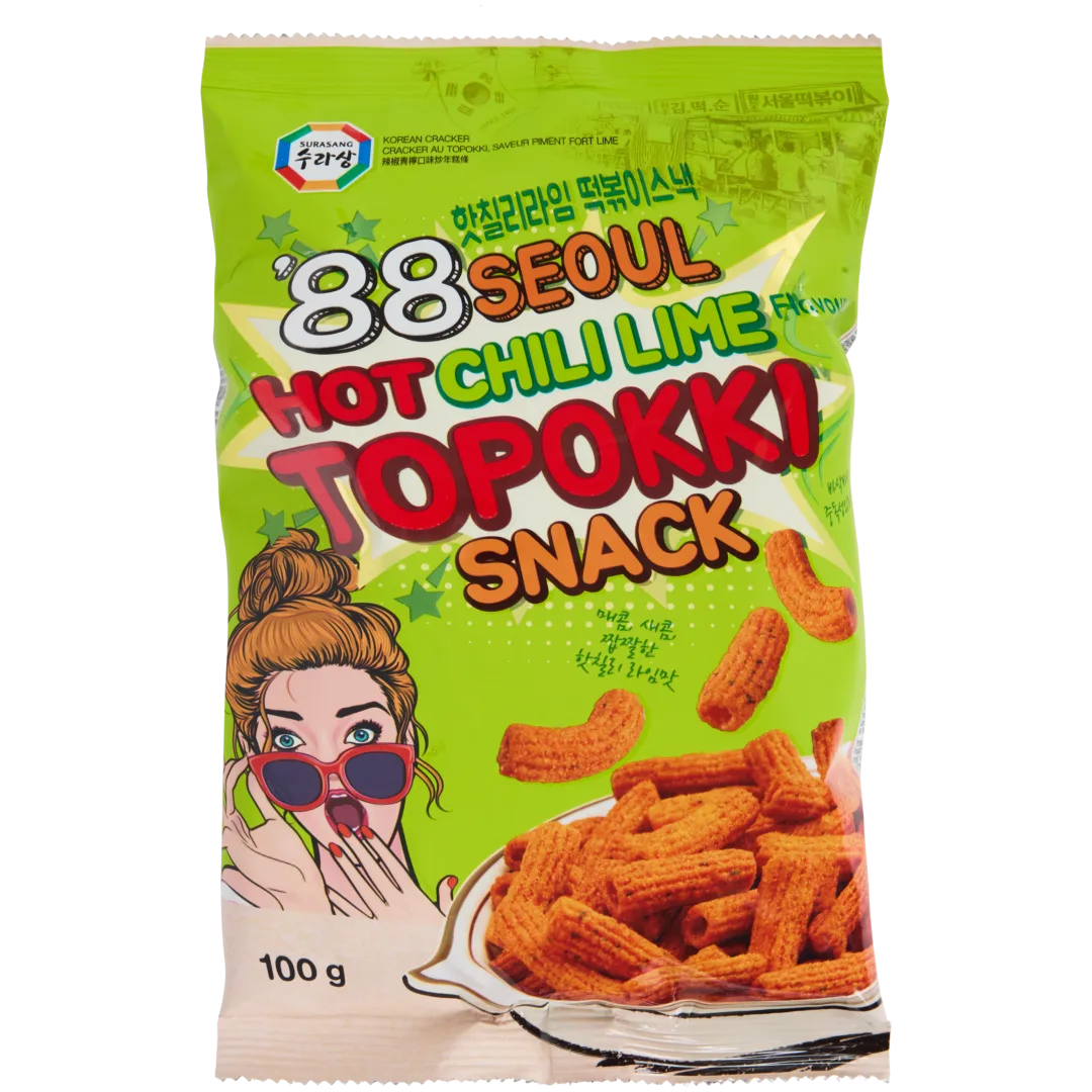 Gâteaux apéritif 88 Seoul Toppokki Piment-Citron vert