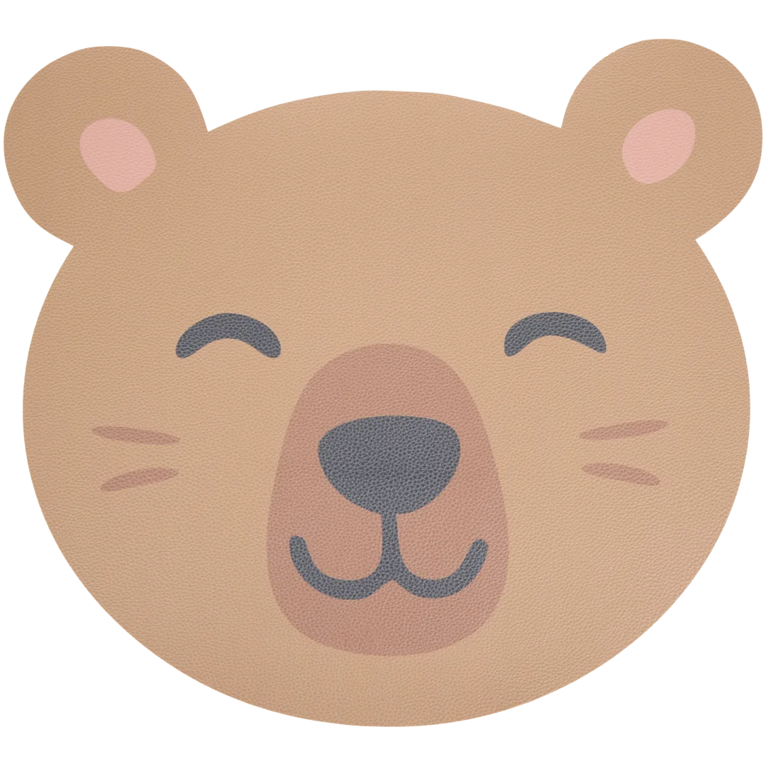 Kinder-Tischset in Tierform