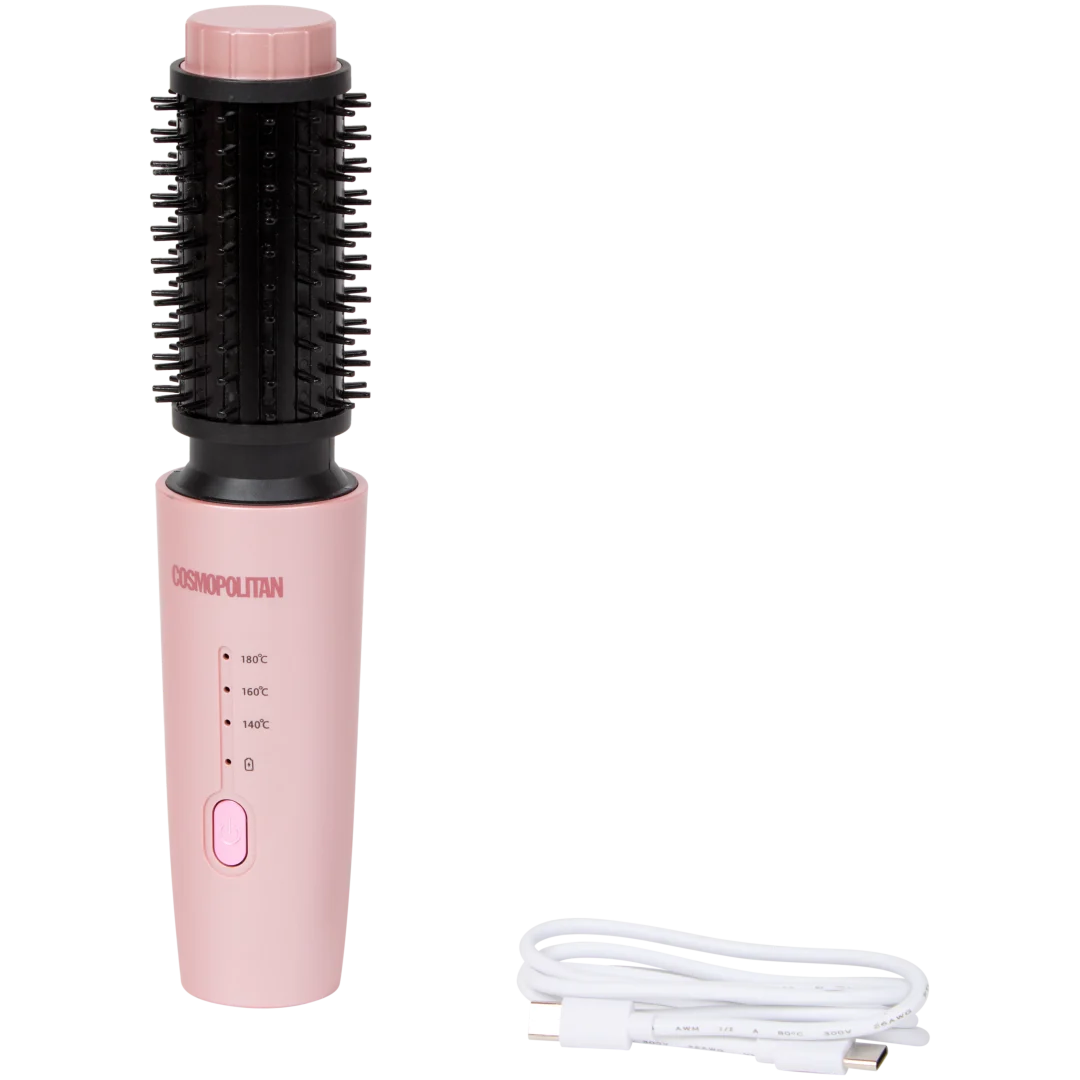 Mini escova de ar quente para modelar sem fios Cosmopolitan