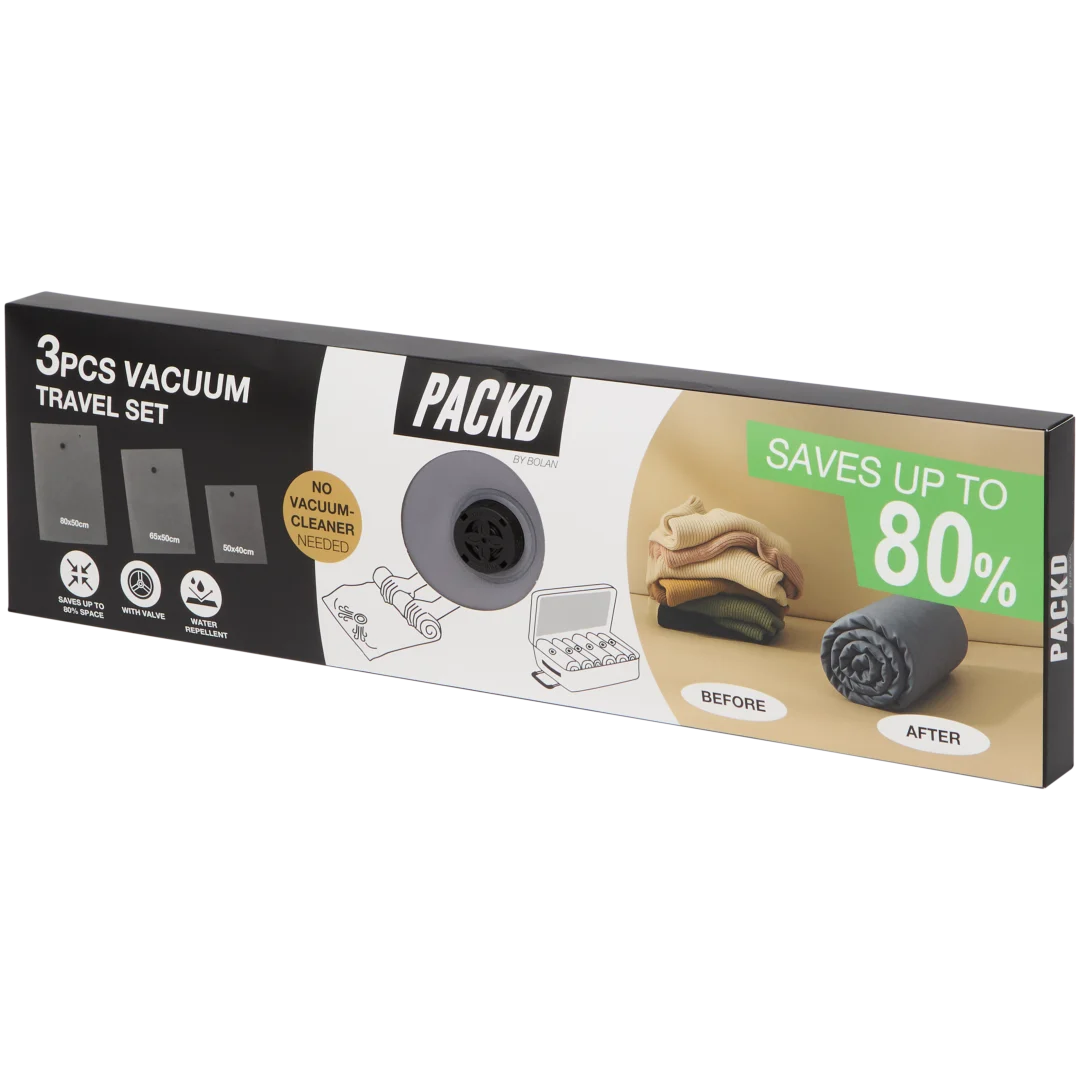 PACKD reisvacuümzakken