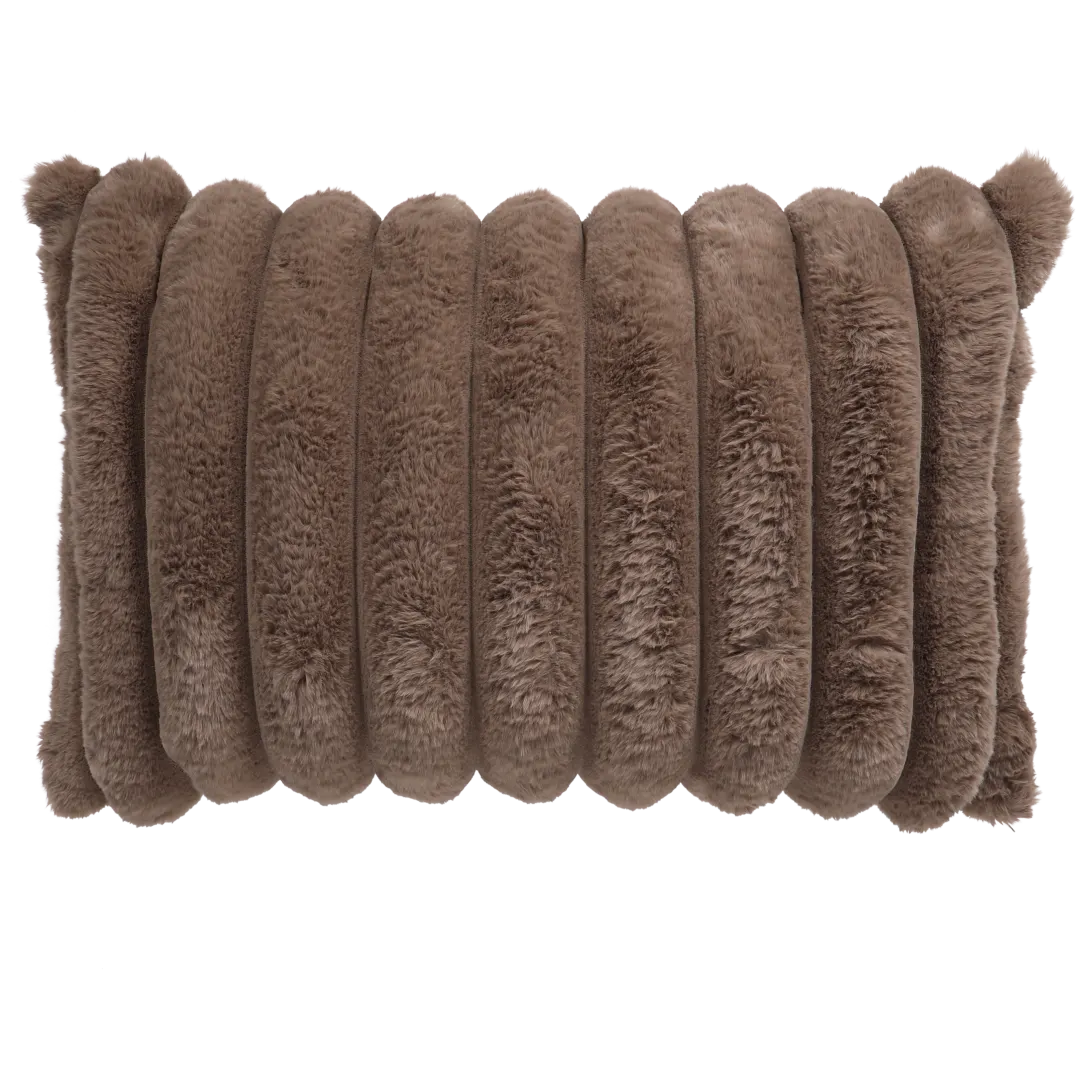Coussin côtelé