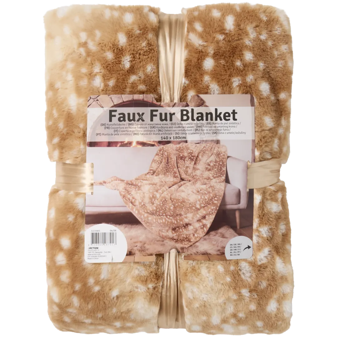 Plaid en fausse fourrure 5