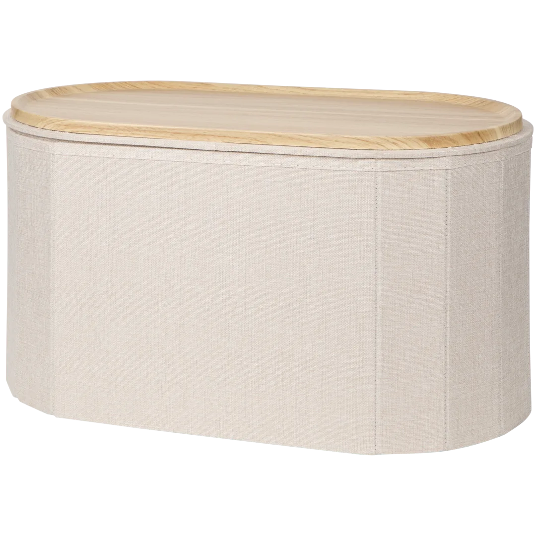 Stauraumhocker mit Tschplatte 6