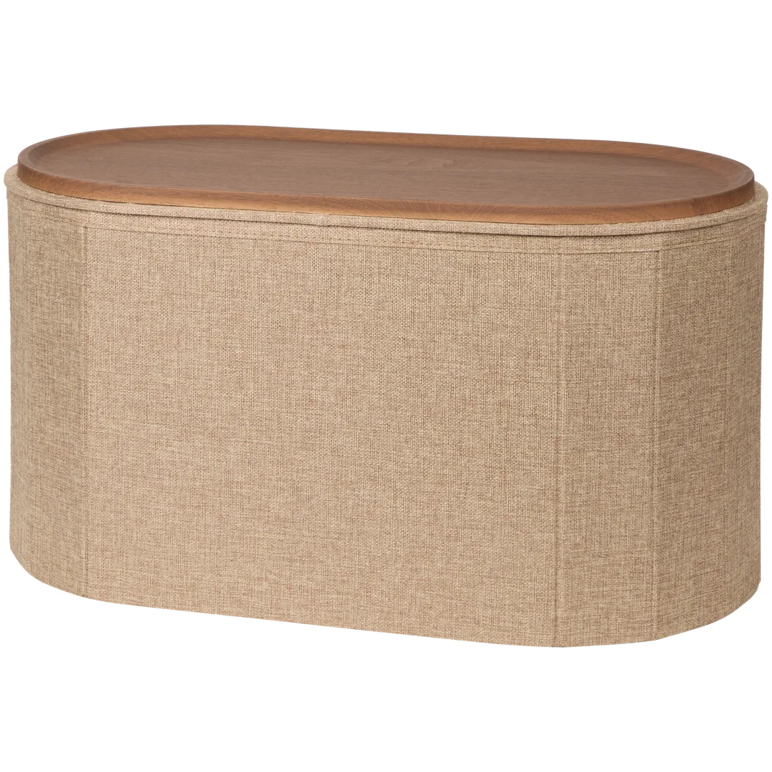 Stauraumhocker mit Tschplatte 5