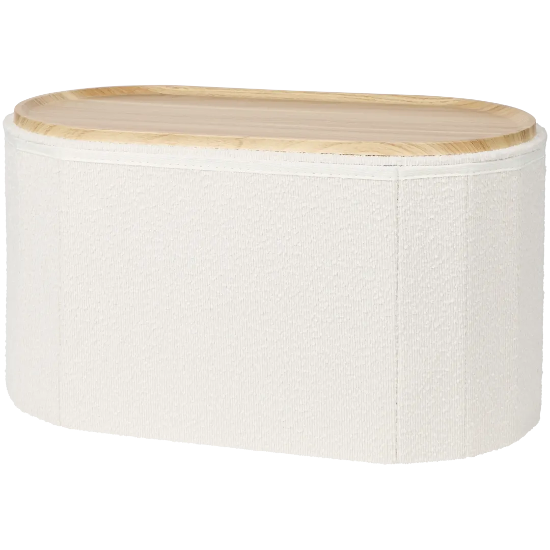 Stauraumhocker mit Tschplatte 4