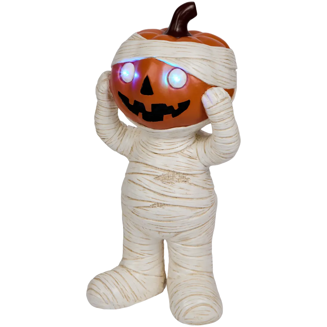 Halloweenska soška so svetlom